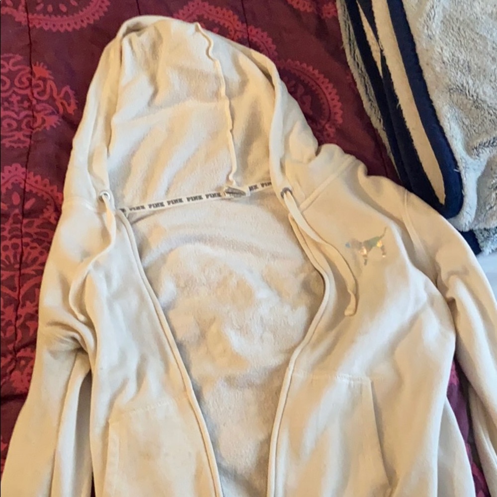 VS Pink zip up hoodie